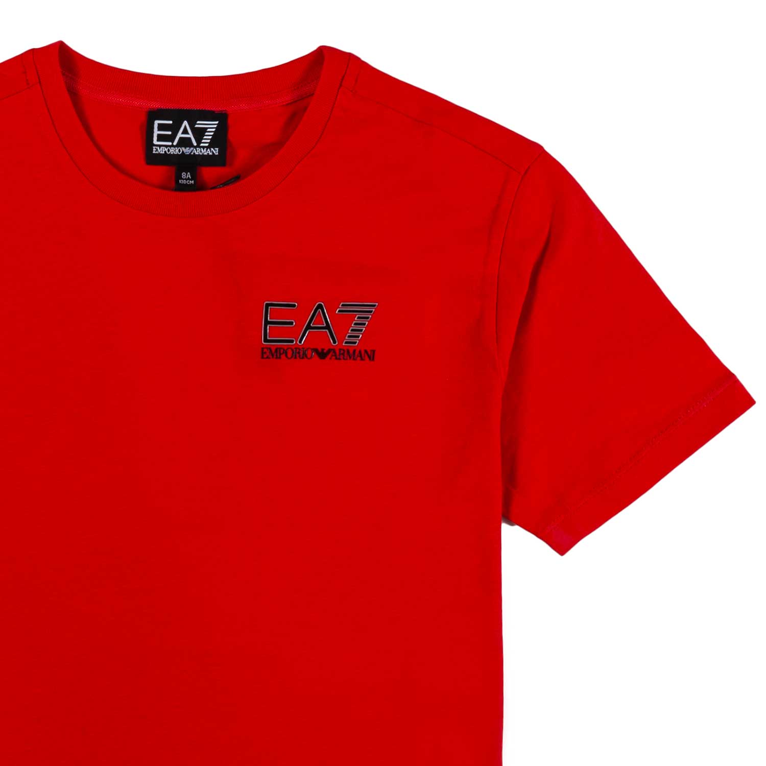 T-SHIRT ROSSO RACING CON LOGO EA7 - annameglio.com abbigliamento moda