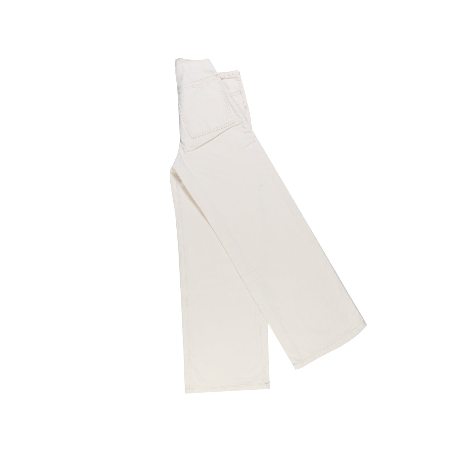PANTALONE WIDE LED ECRU CON CUT-OUT - annameglio.com abbigliamento moda