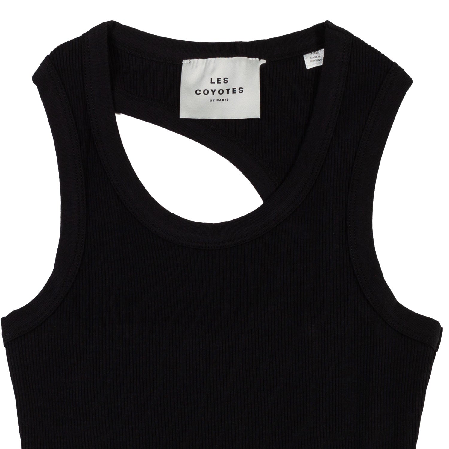 CANOTTA ASIMMETRICA NERA BAMBINA E RAGAZZA - annameglio.com abbigliamento moda