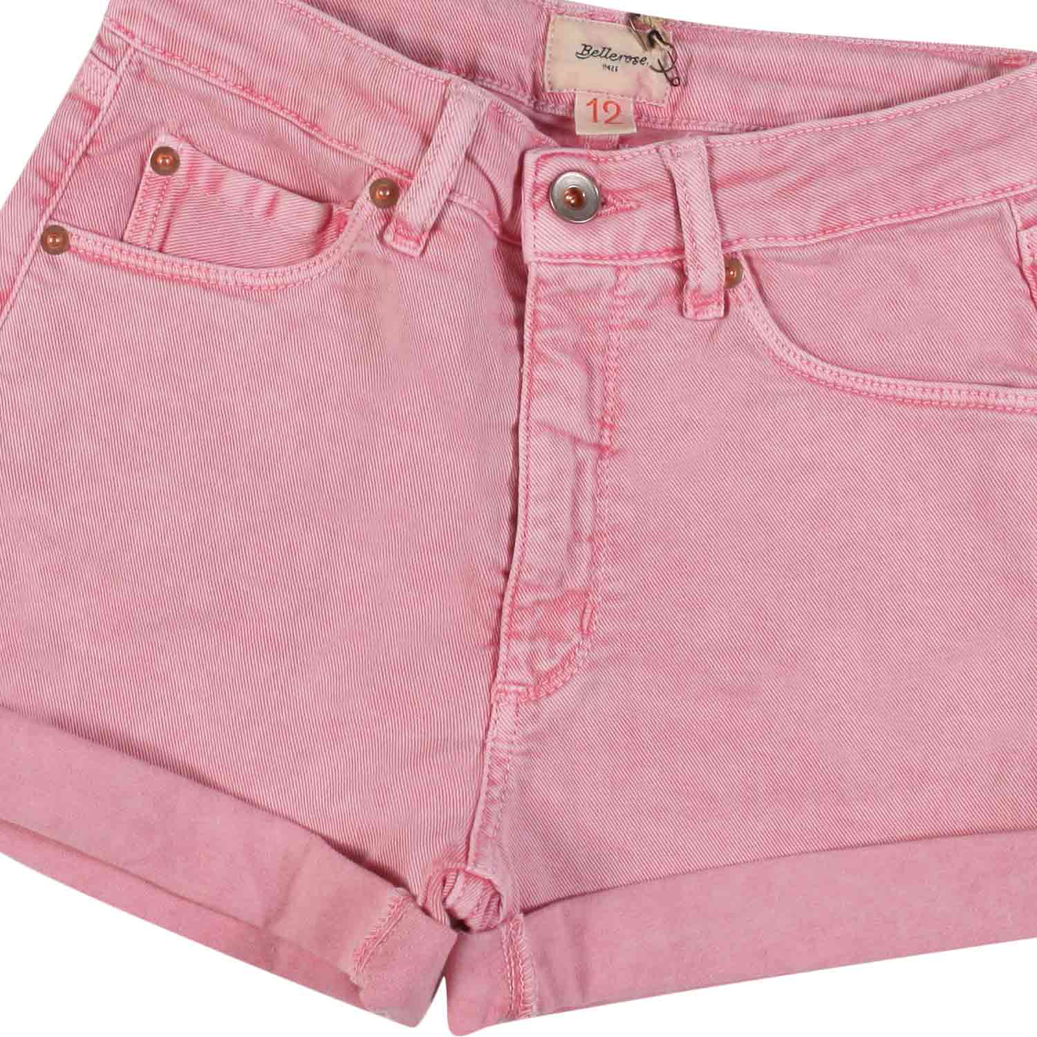 SHORTS DENIM PETITE ROSA BAMBINA E RAGAZZA - annameglio.com abbigliamento moda