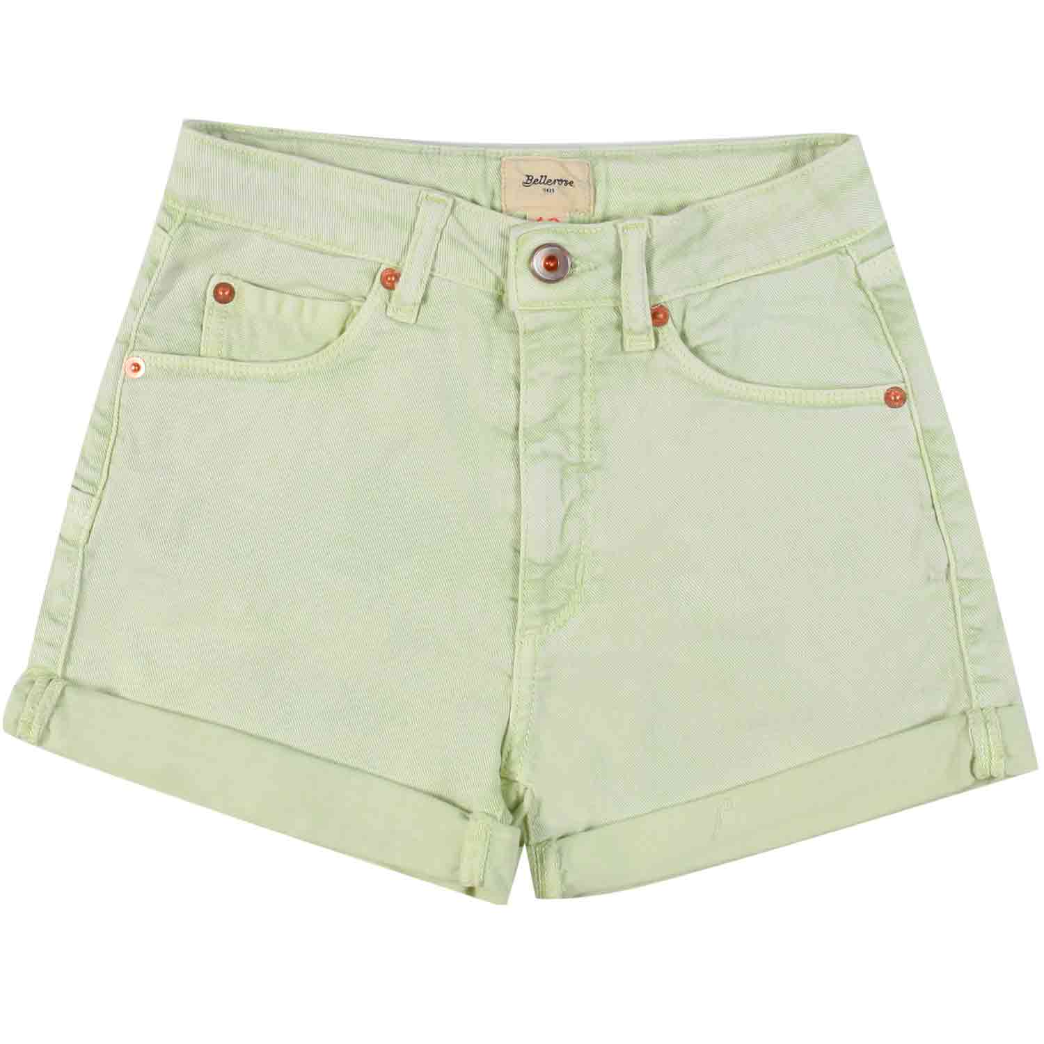 SHORTS DENIM PETITE VERDE CHIARO BAMBINA E RAGAZZA - annameglio.com abbigliamento moda