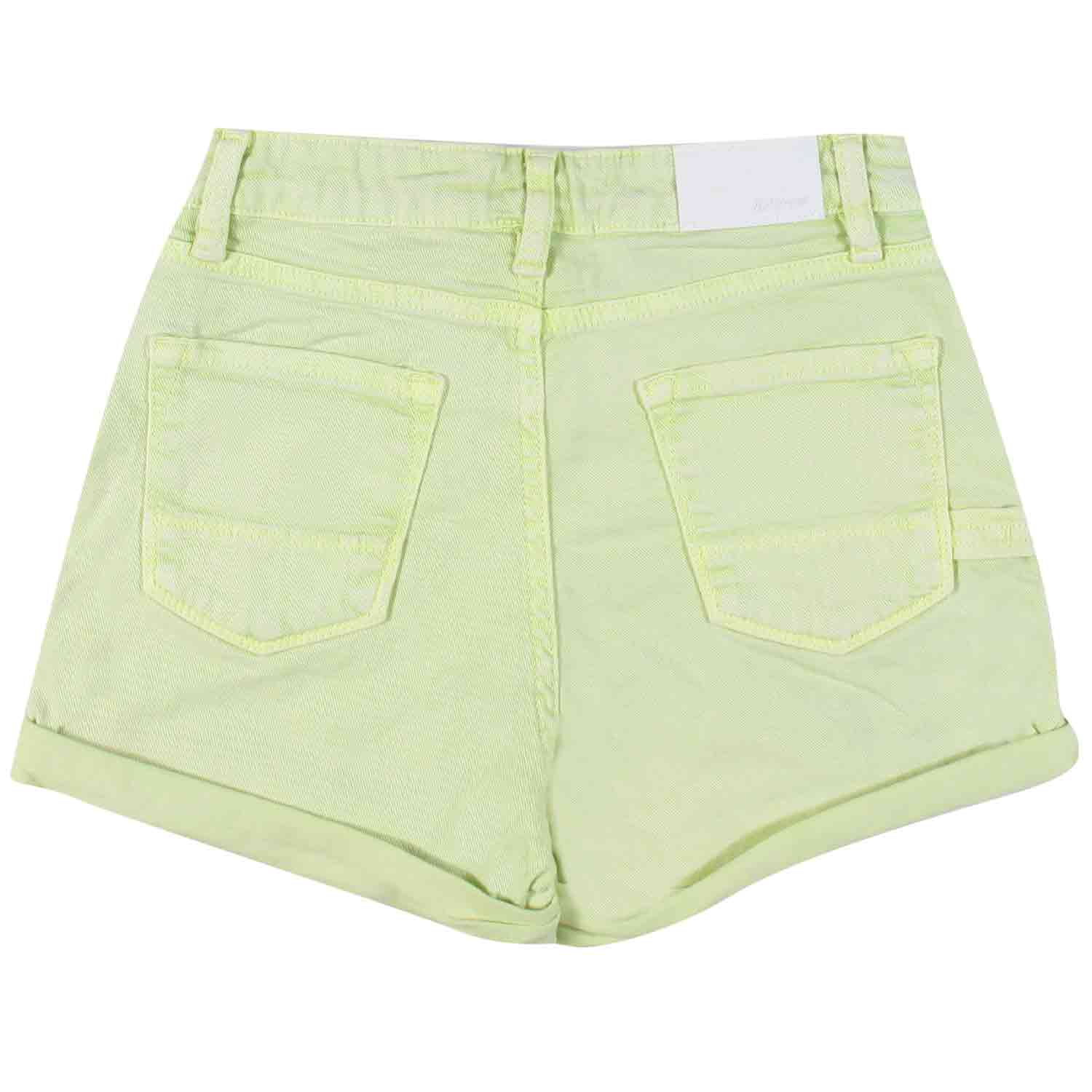 SHORTS DENIM PETITE VERDE CHIARO BAMBINA E RAGAZZA - annameglio.com abbigliamento moda