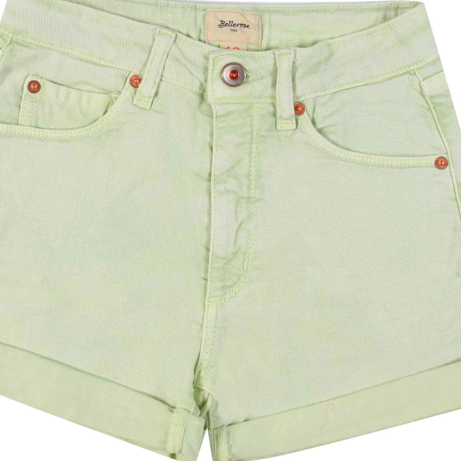 SHORTS DENIM PETITE VERDE CHIARO BAMBINA E RAGAZZA - annameglio.com abbigliamento moda