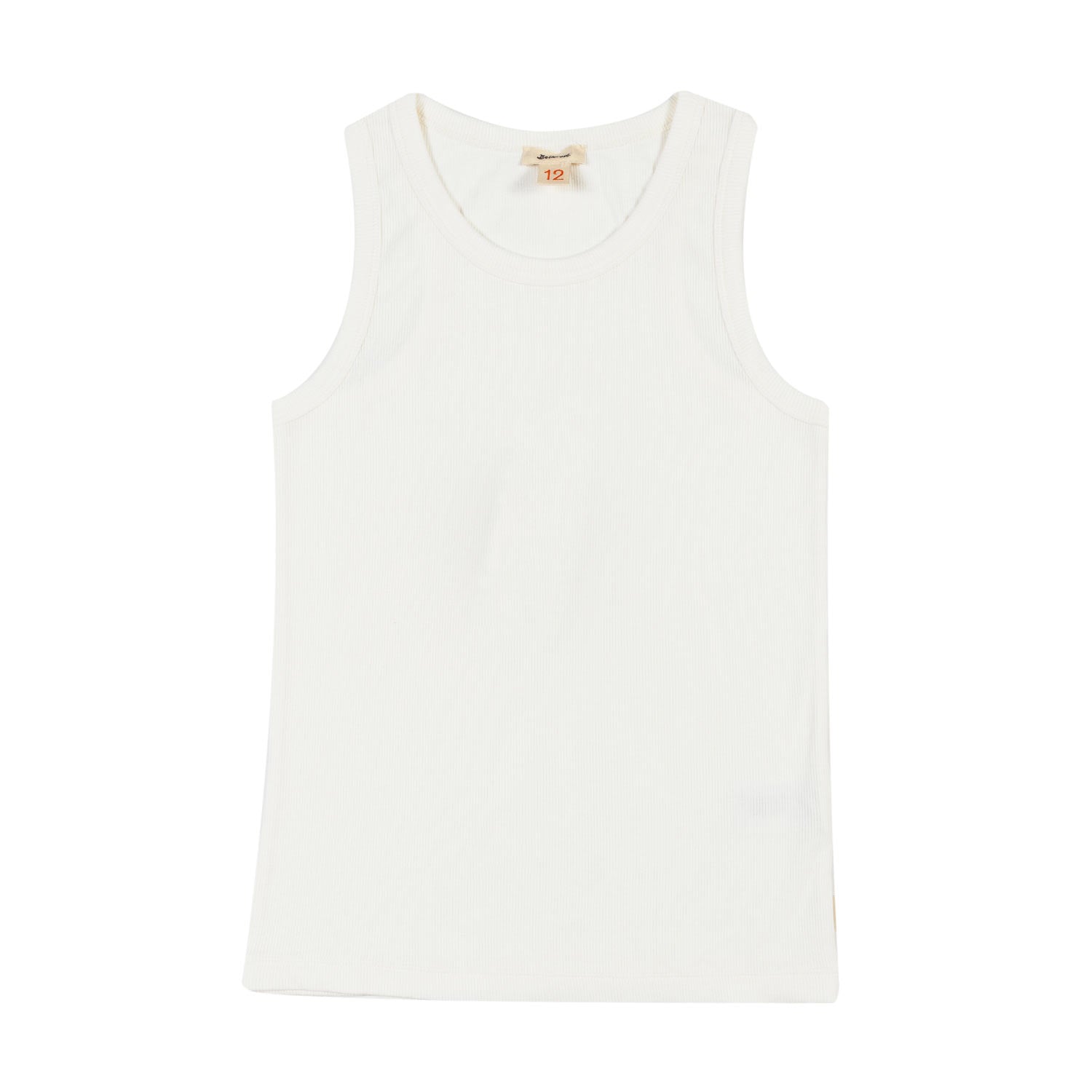 Top bianco a costine bambina e teenager - annameglio.com abbigliamento moda