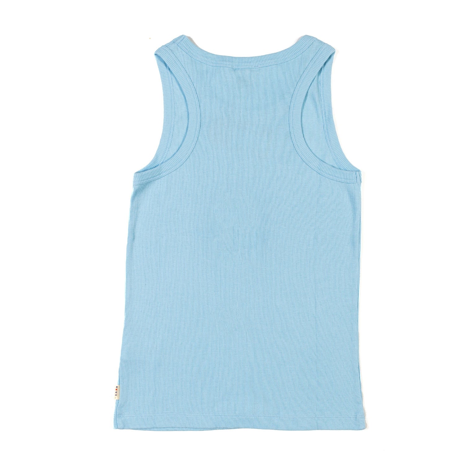 Top celeste a costine bambina e teenager - annameglio.com abbigliamento moda