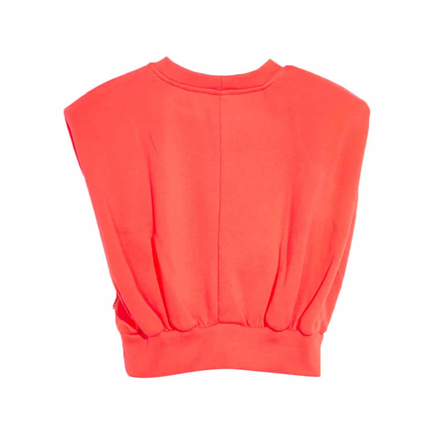 FELPA SMANICATA FINE ARANCIONE BAMBINA E TEENAGER - annameglio.com abbigliamento moda