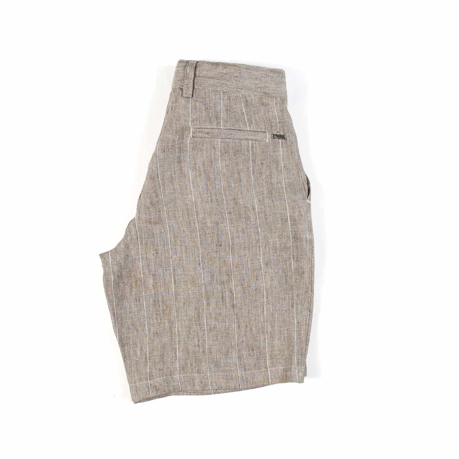 BERMUDA LINO TORTORA GESSATO BAMBINO - annameglio.com abbigliamento moda