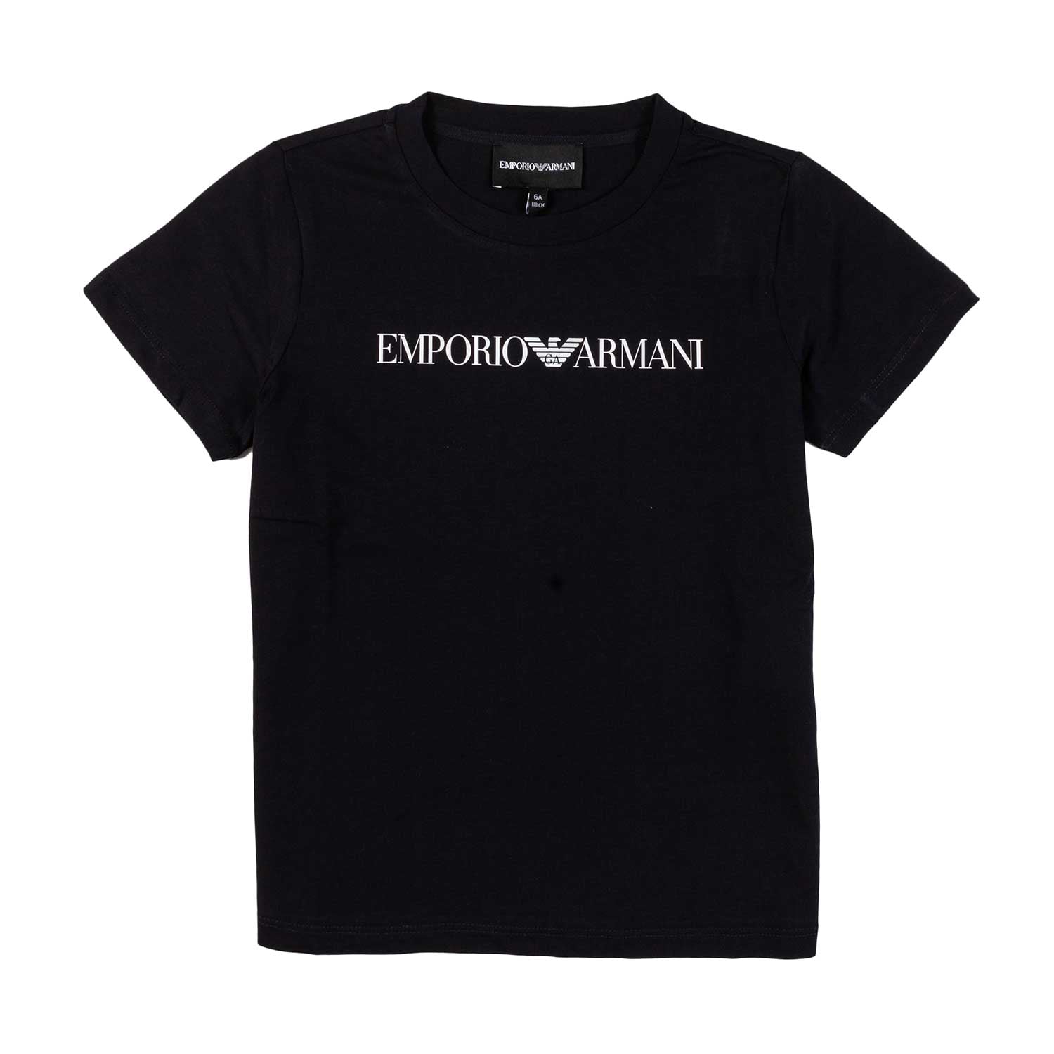 T-SHIRT PIMA BLU NAVY CON LOGO BIANCO BAMBINO TEEN - annameglio.com abbigliamento moda