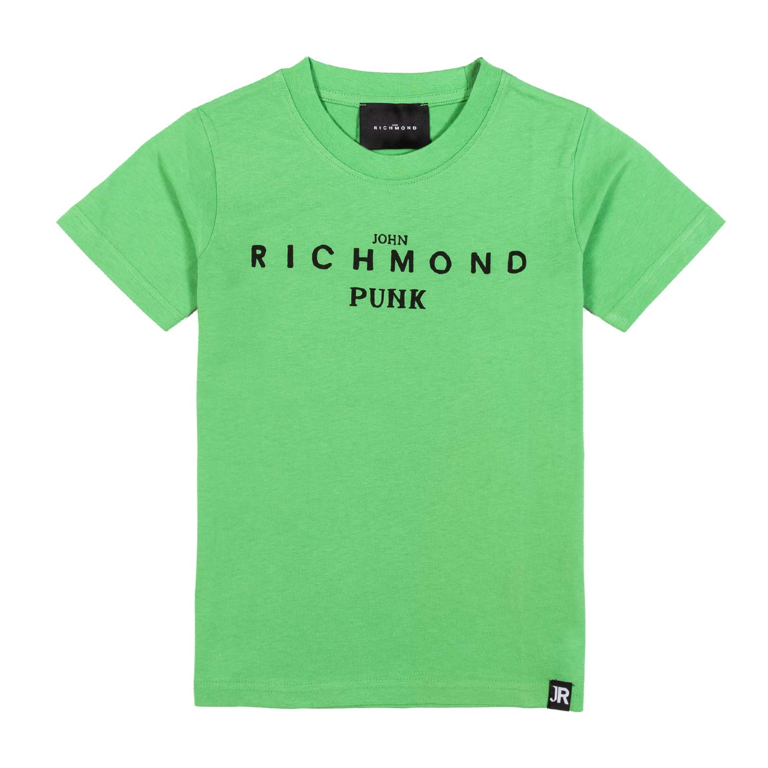 T-SHIRT VERDE CHIARO CON STAMPA LOGO NERA - annameglio.com abbigliamento moda