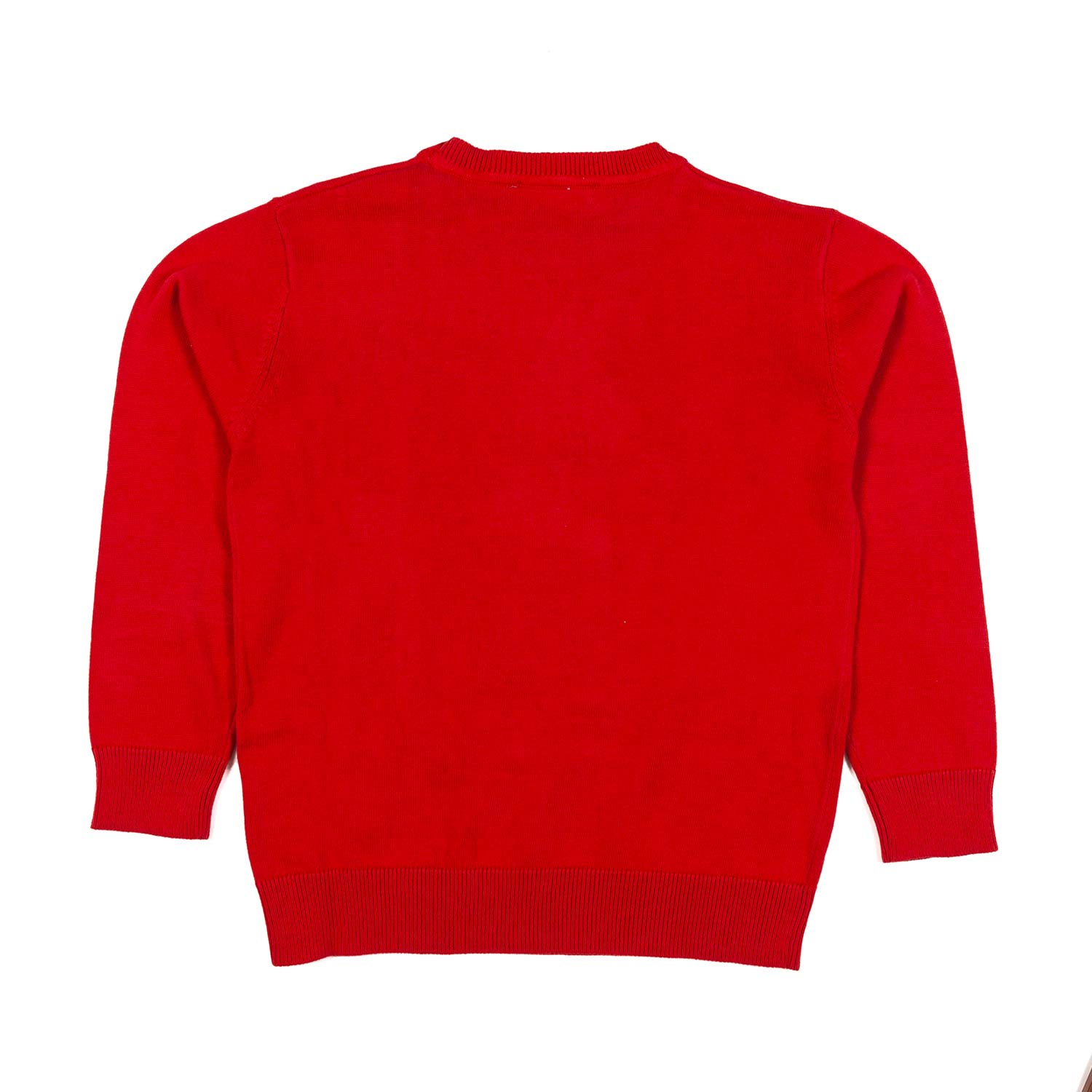 PULLOVER ROSSO TANGO CON PATCH LOGO JR BAMBINO - annameglio.com abbigliamento moda