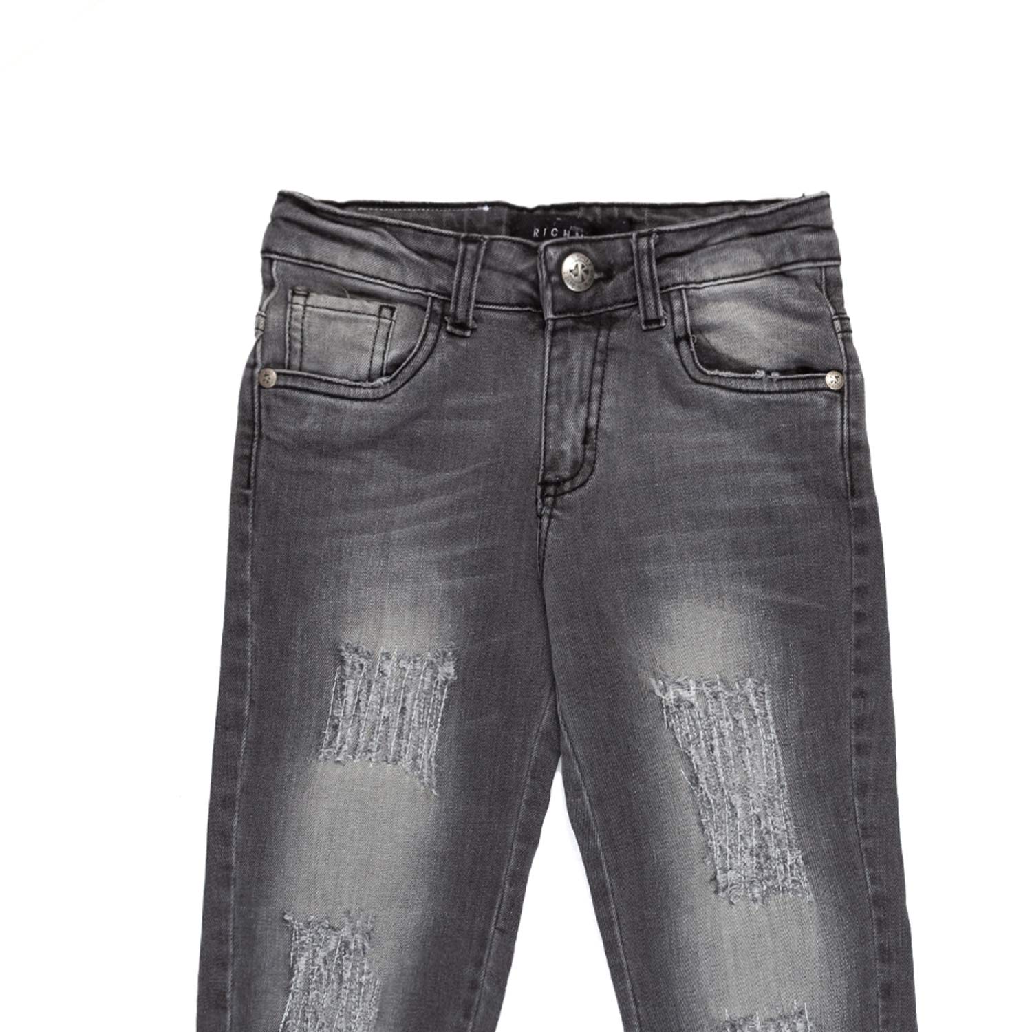 JEANS GRIGIO SLAVATO BAMBINO E TEENAGER - annameglio.com abbigliamento moda