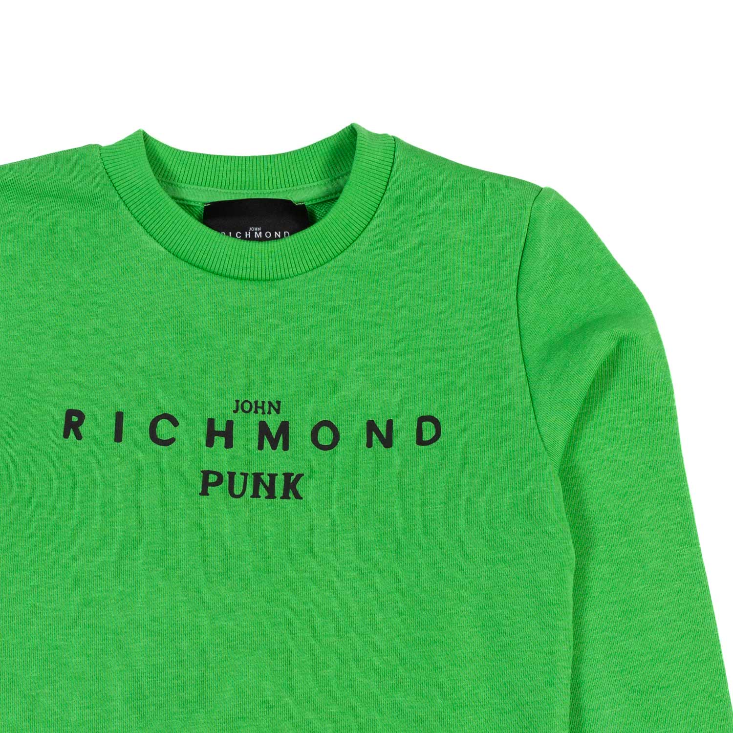 Felpa verde con logo nero - annameglio.com abbigliamento moda