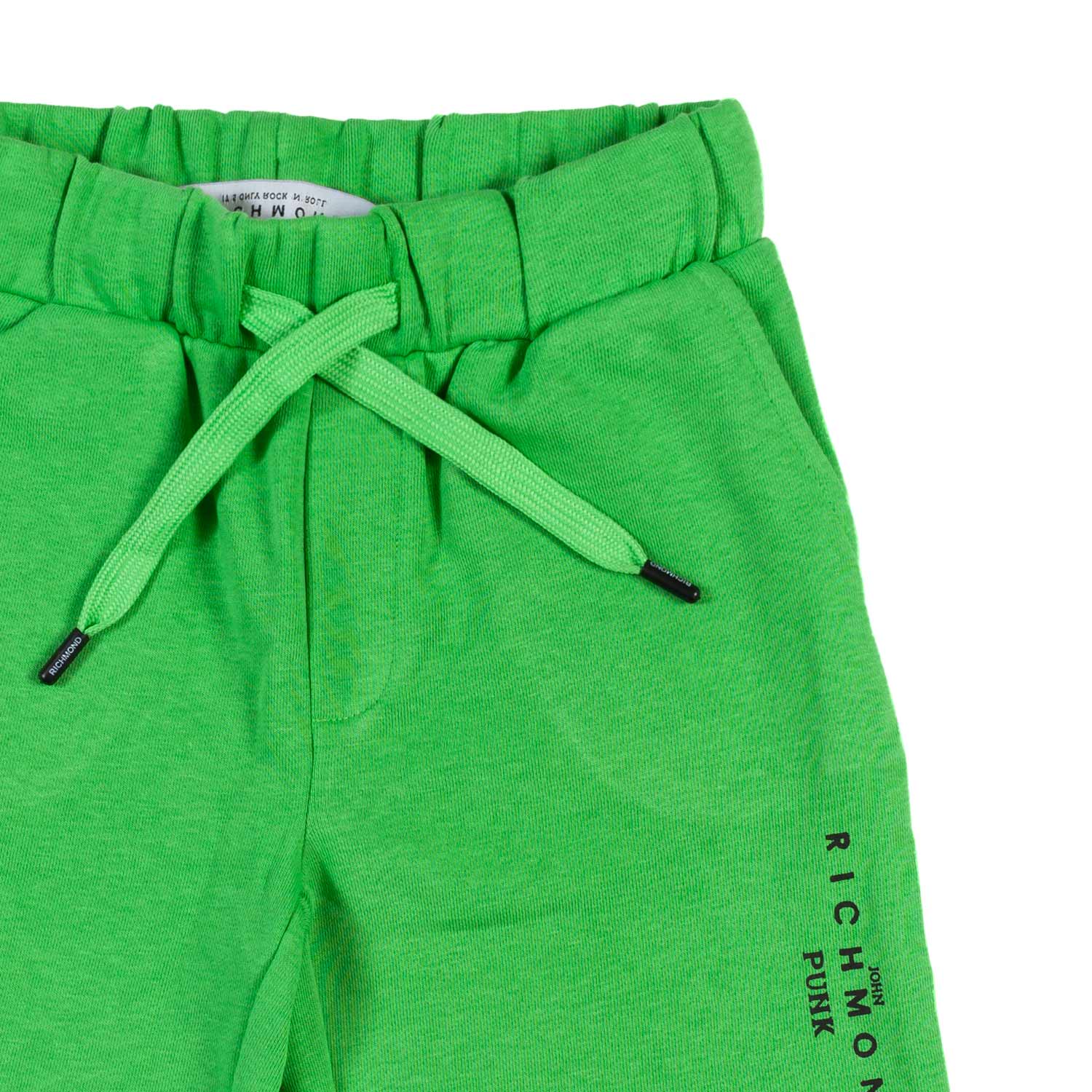 Short verdi con logo nero - annameglio.com abbigliamento moda