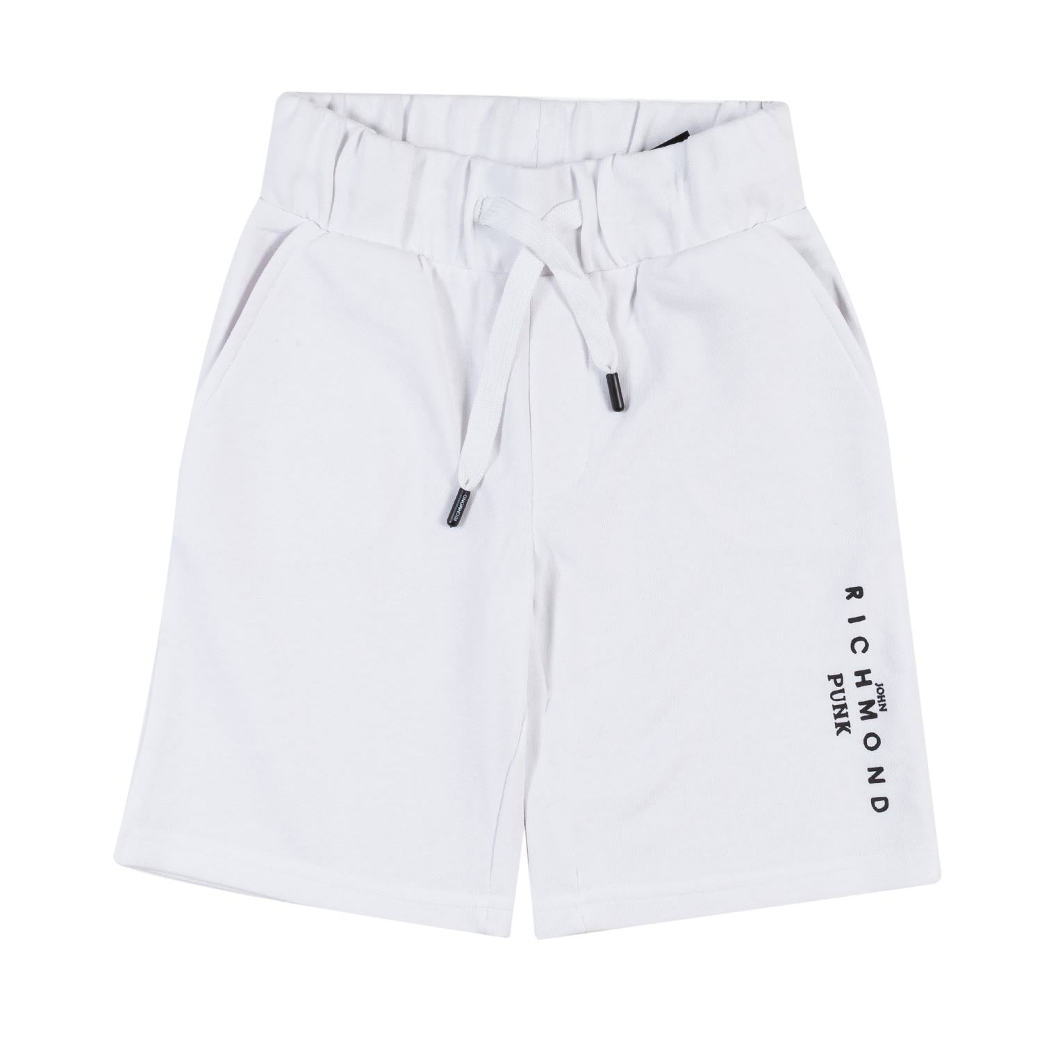 Shorts bianchi con logo nero - annameglio.com abbigliamento moda