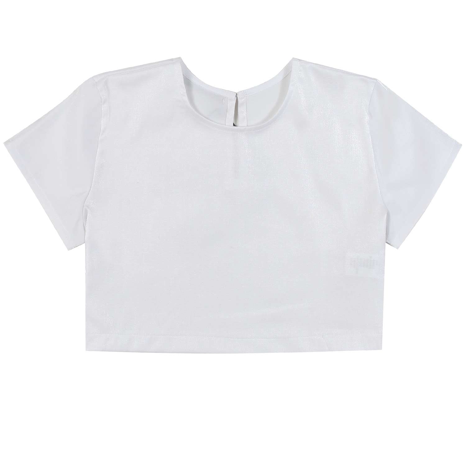 T-SHIRT DAFNE BIANCO PERLATO BAMBINA E TEENAGER - annameglio.com abbigliamento moda