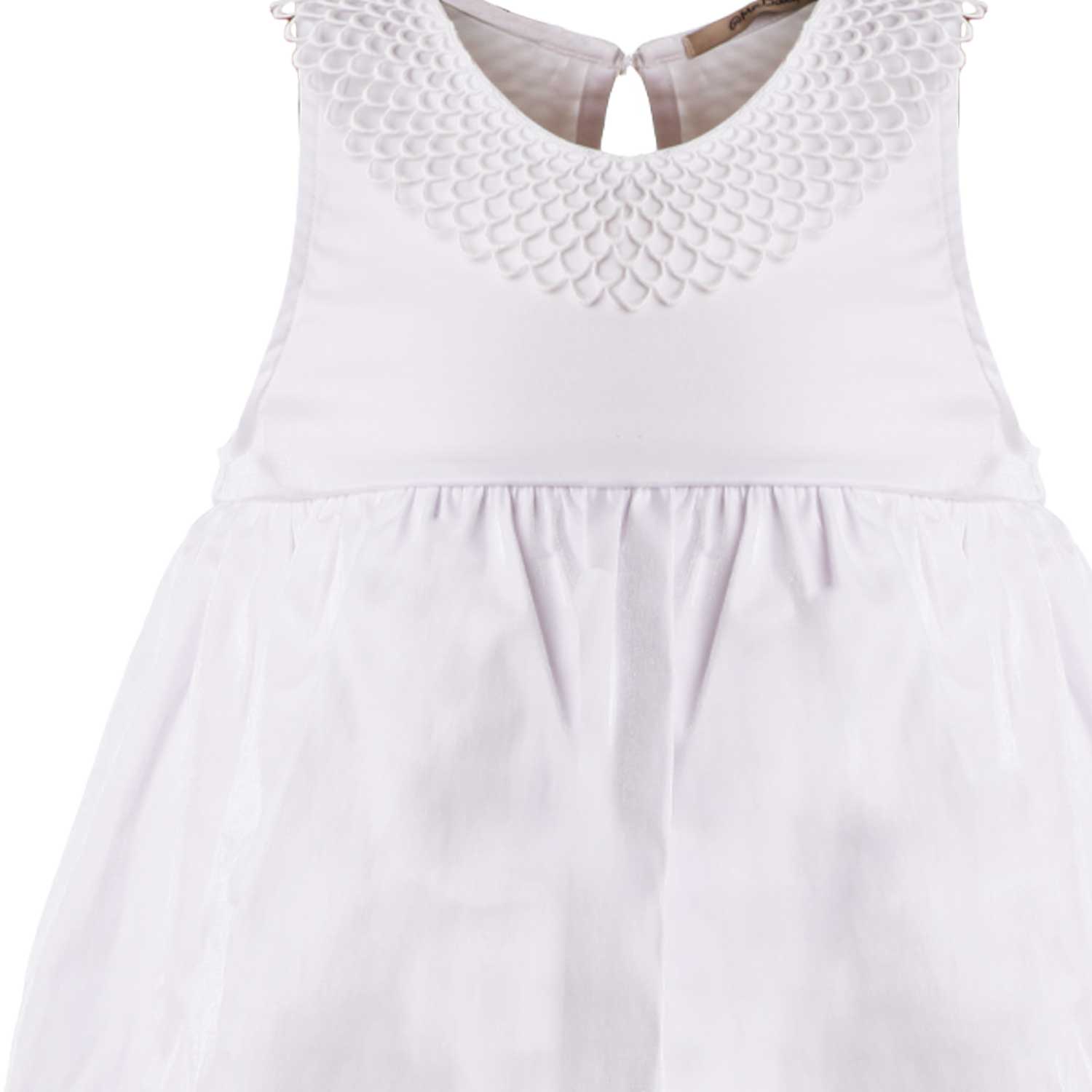 VESTITO DAISY BIANCO PERLATO BAMBINA - annameglio.com abbigliamento moda