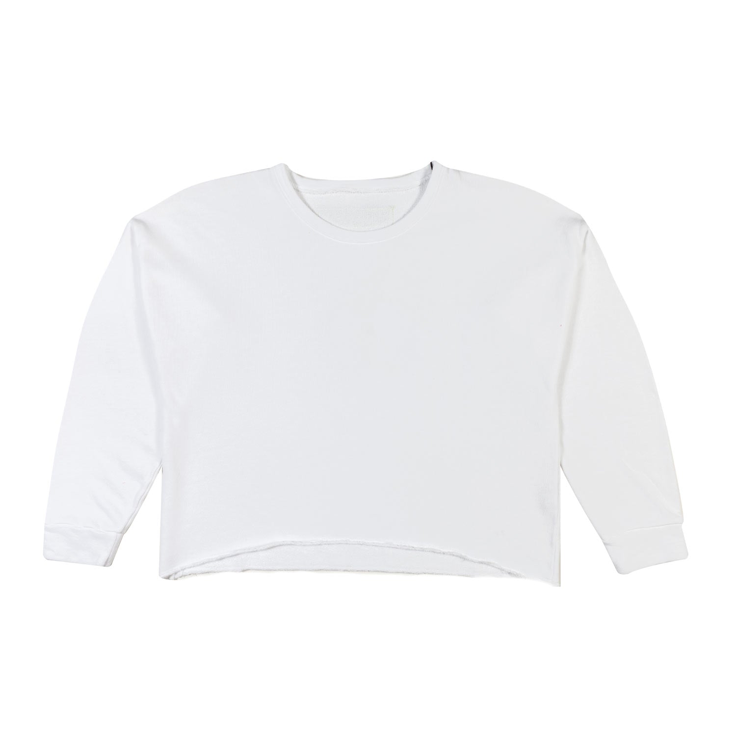 FELPA OVER CROPPED IKE BIANCA - annameglio.com abbigliamento moda