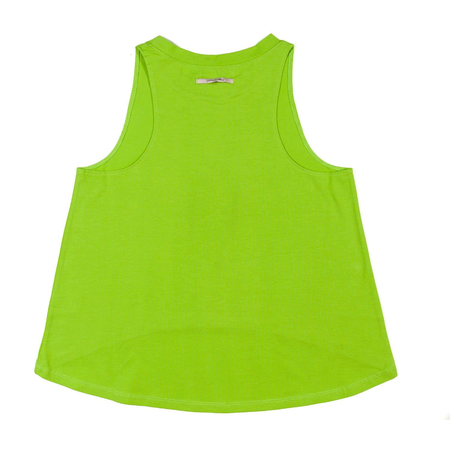TOP SMANICATO KITO VERDE LIME - annameglio.com abbigliamento moda