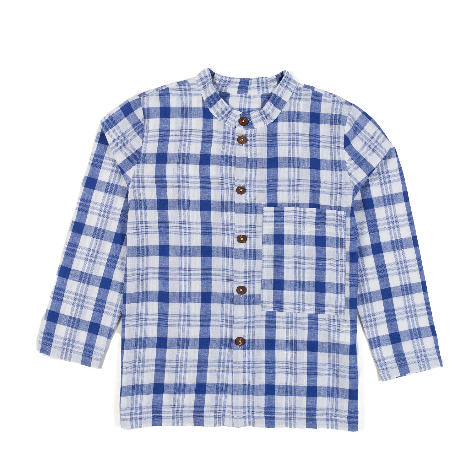 CAMICIA TOLEDO CHECK BLU E BIANCA BAMBINO E TEEN - annameglio.com abbigliamento moda