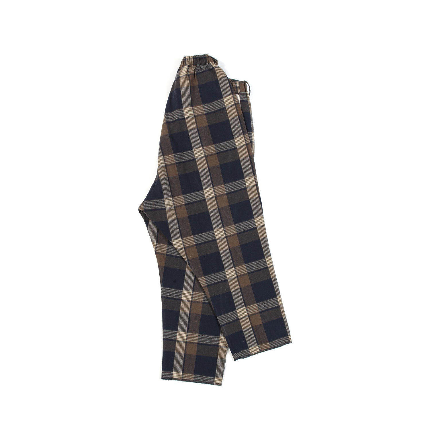 PANTALONE WASABI BLU E MARRONE A QUADRI UNISEX - annameglio.com abbigliamento moda