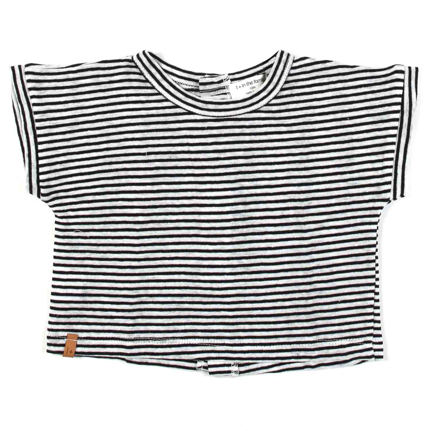 T-SHIRT UNISEX VIKA BIANCA E BLU A RIGHE - annameglio.com abbigliamento moda