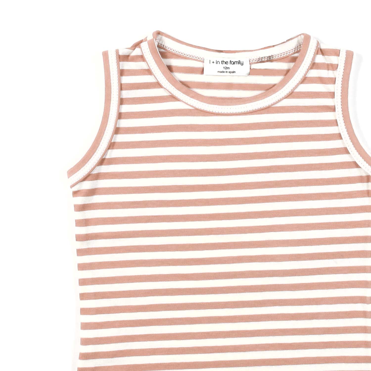 CANOTTA ASIER ROSA E BIANCA A RIGHE - annameglio.com abbigliamento moda