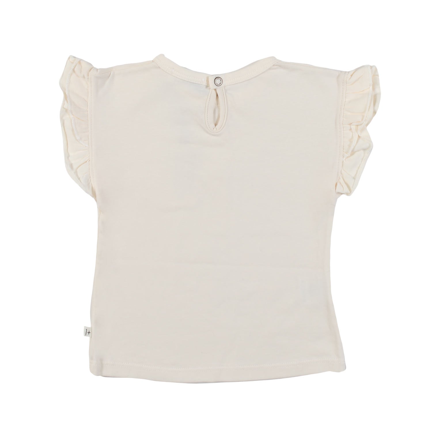 T-SHIRT ITZIAR BIANCO NATURALE BIMBA E NEONATA - annameglio.com abbigliamento moda