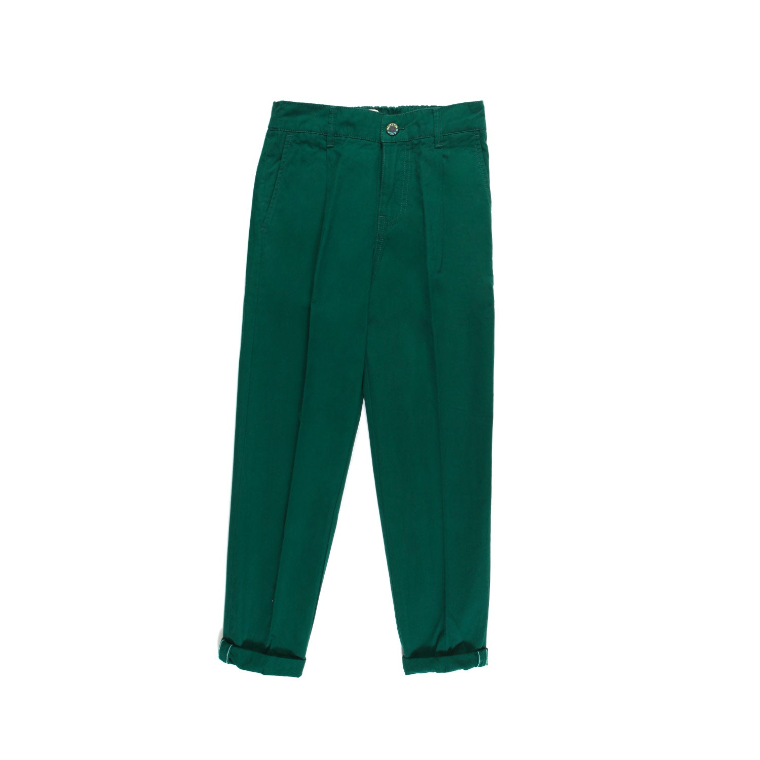 PANTALONE TAPERED VERDE BAMBINO E TEEN - annameglio.com abbigliamento moda