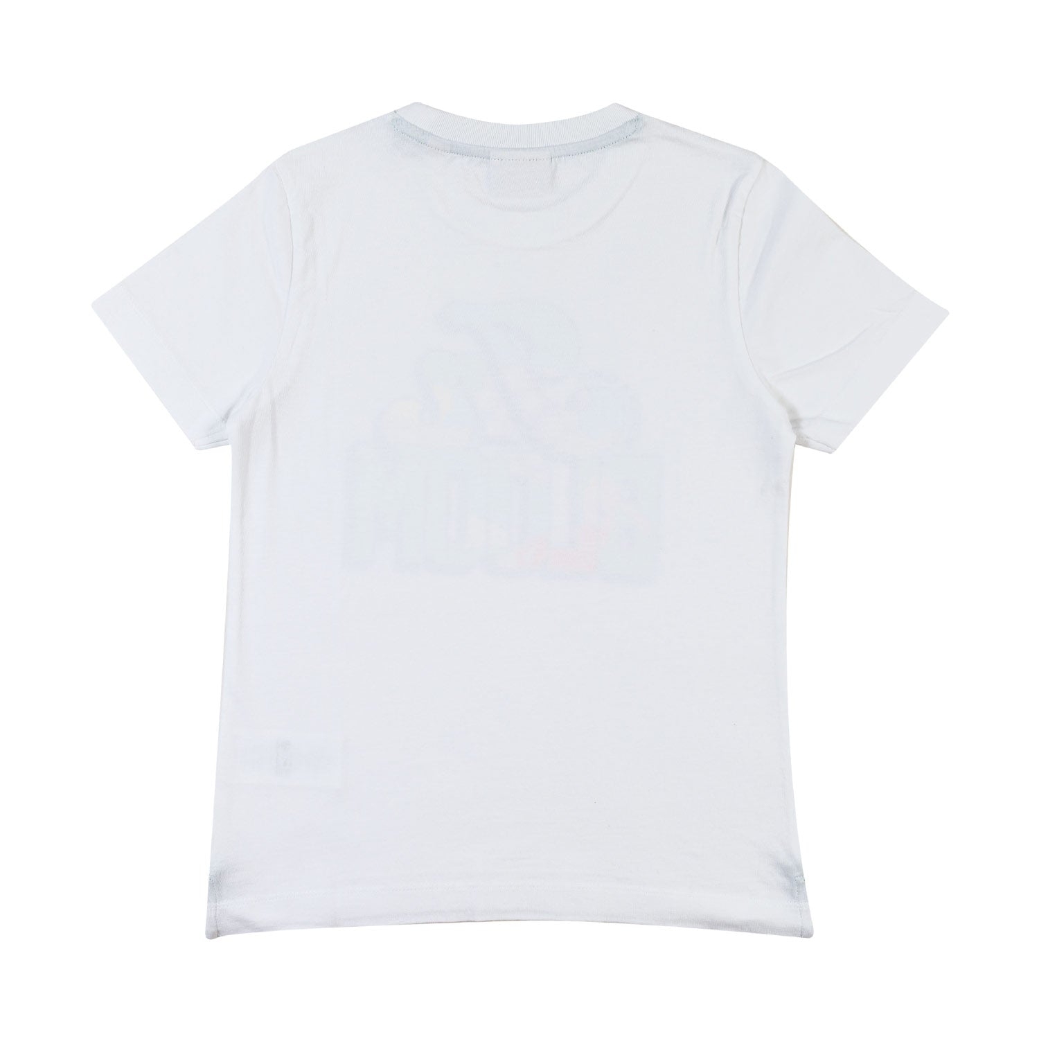 T-SHIRT BIANCA CON STAMPA VERDE FLUO E MULTICOLOR - annameglio.com abbigliamento moda