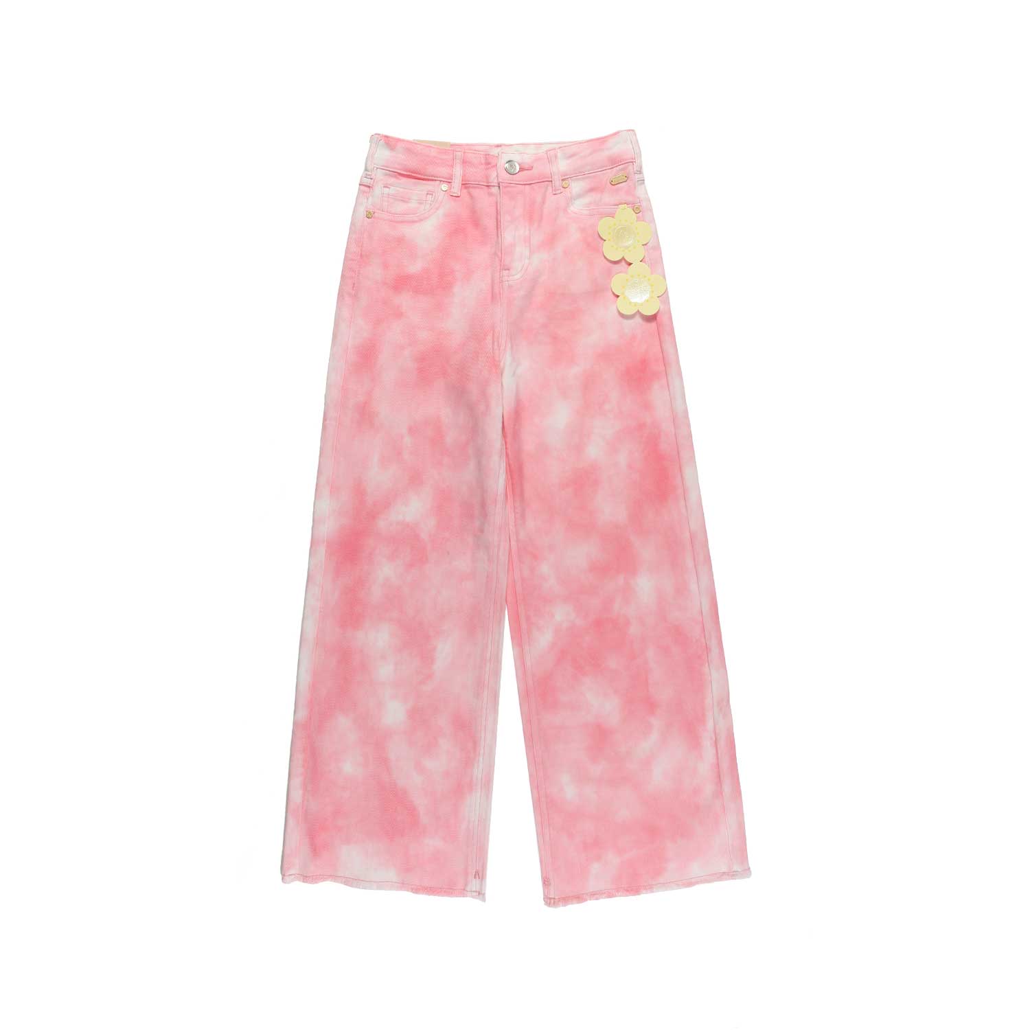 PANTALONE ROSA TIE DYE BAMBINA E TEENAGER - annameglio.com abbigliamento moda