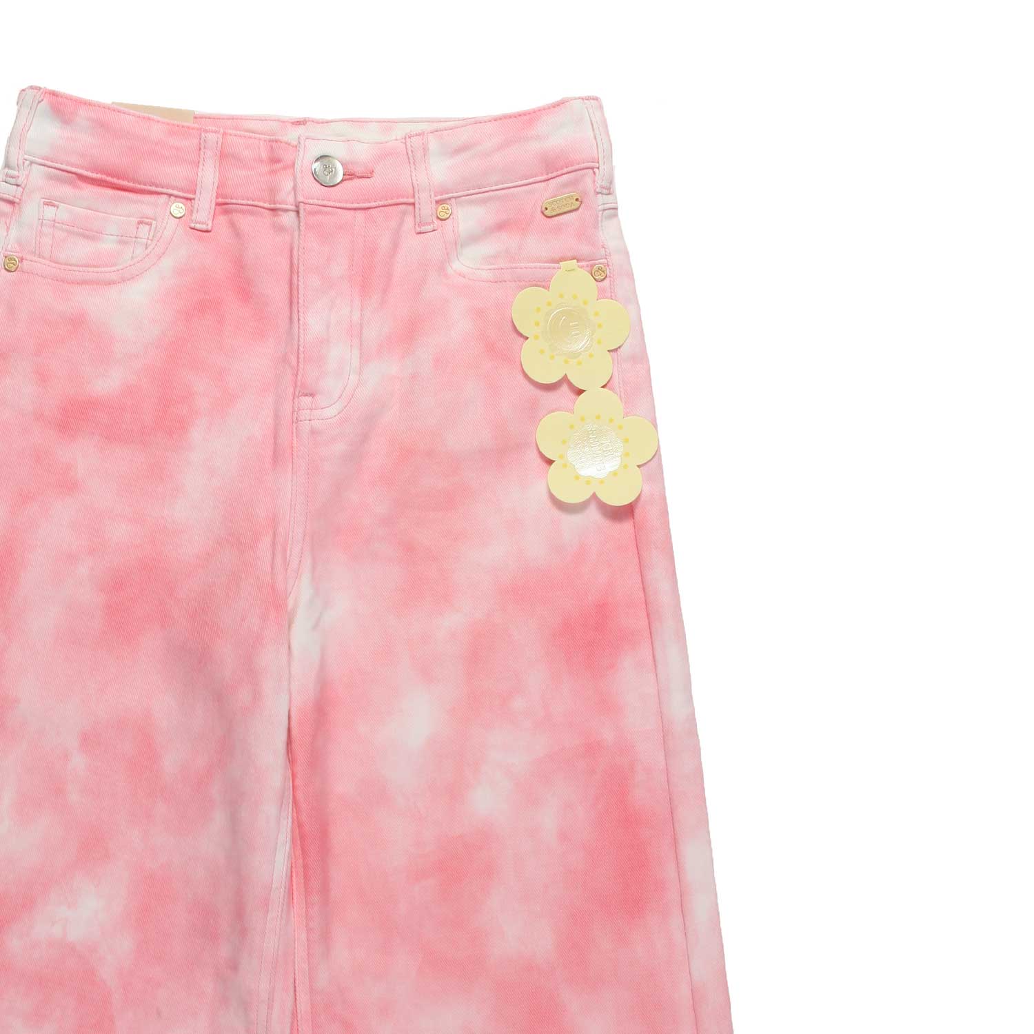 PANTALONE ROSA TIE DYE BAMBINA E TEENAGER - annameglio.com abbigliamento moda