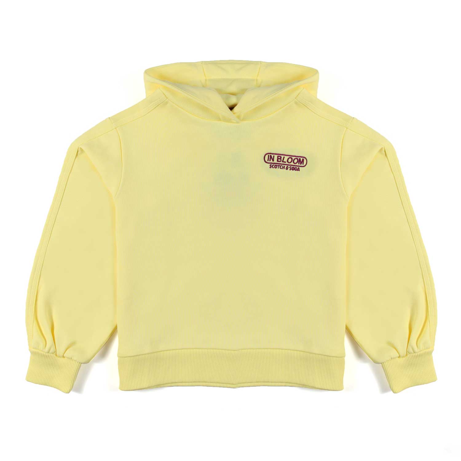 Felpa Hoodie Giallo Pastello - annameglio.com abbigliamento moda