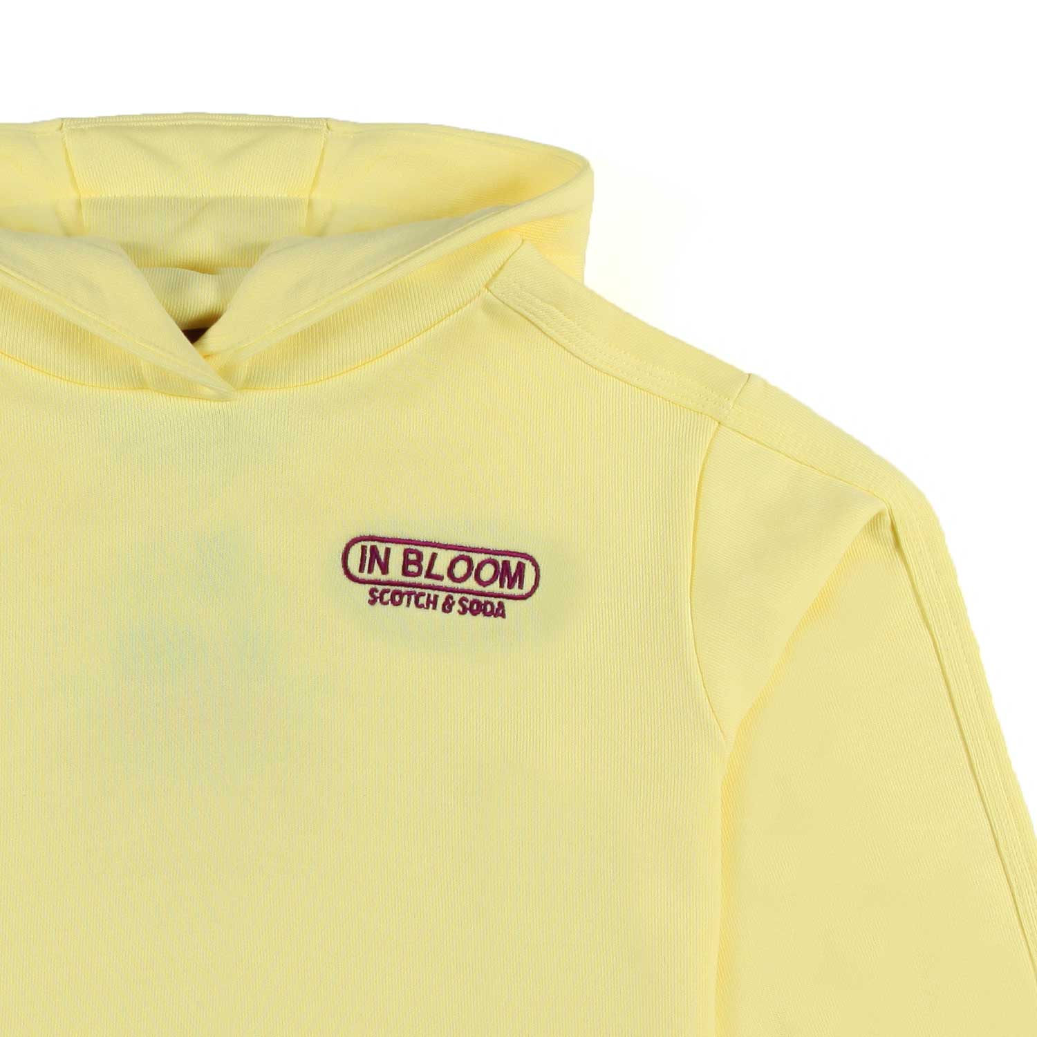 Felpa Hoodie Giallo Pastello - annameglio.com abbigliamento moda