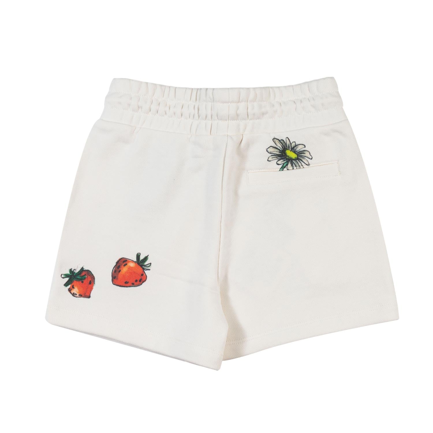 SHORTS FELPA AVORIO E MULTICOLOR BAMBINA E RAGAZZA - annameglio.com abbigliamento moda