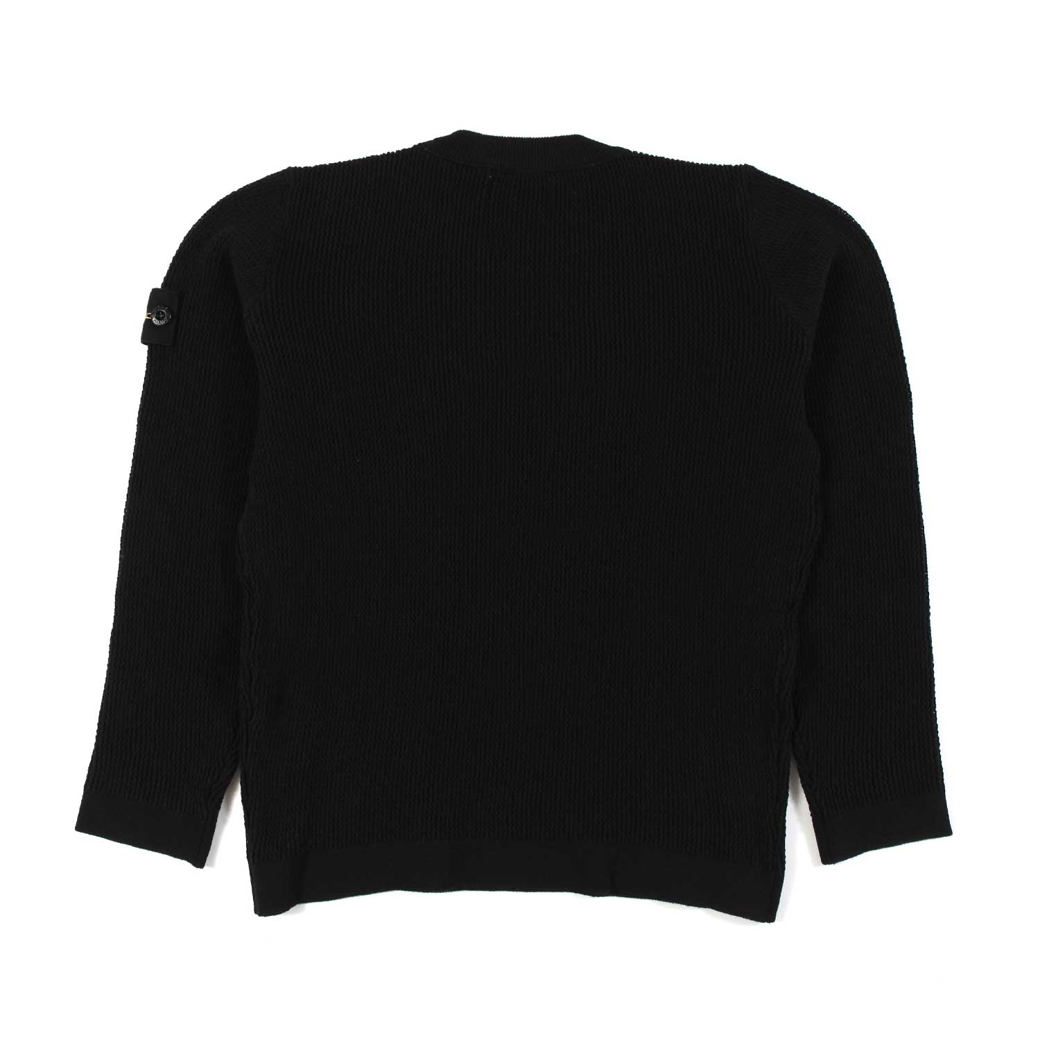 PULLOVER NERO CON PATCH LOGO COMPASS - annameglio.com abbigliamento moda