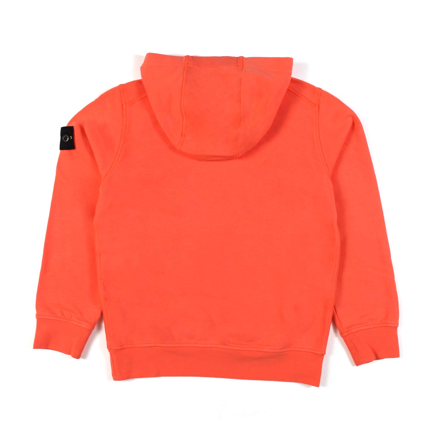 FELPA HOODIE ARANCIO SALMONE CON PATCH COMPASS - annameglio.com abbigliamento moda