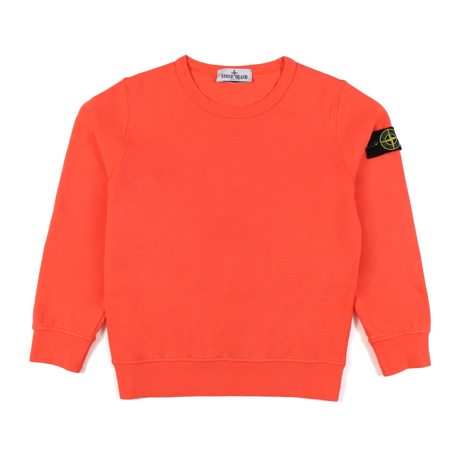 FELPA ARANCIO SALMONE CON PATCH LOGO COMPASS - annameglio.com abbigliamento moda