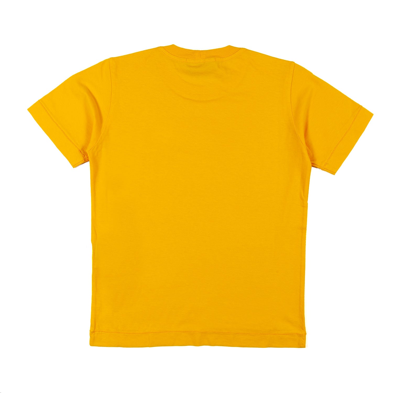 T-SHIRT GIALLO OCRA CON PATCH LOGO COMPASS - annameglio.com abbigliamento moda