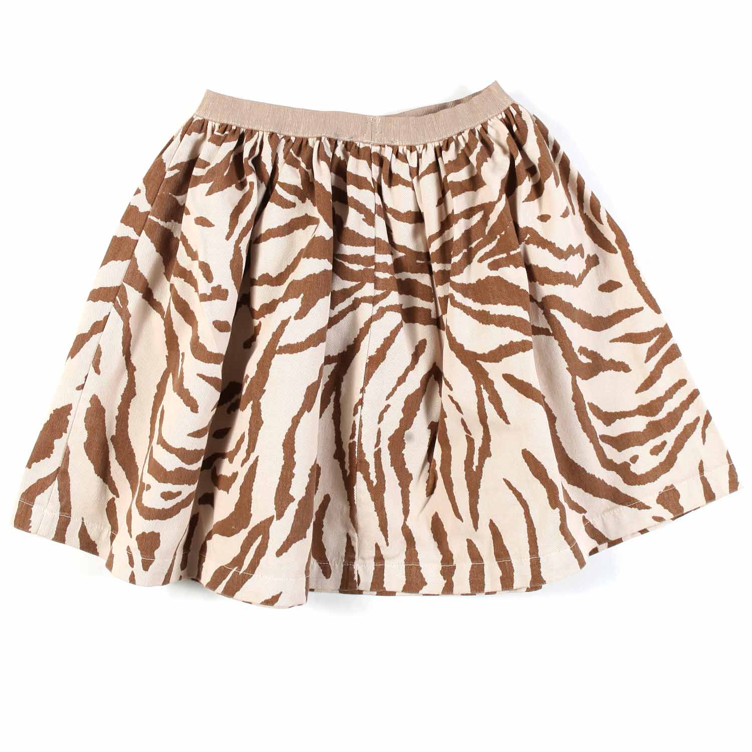 Gonna animalier marrone e sabbia - annameglio.com abbigliamento moda