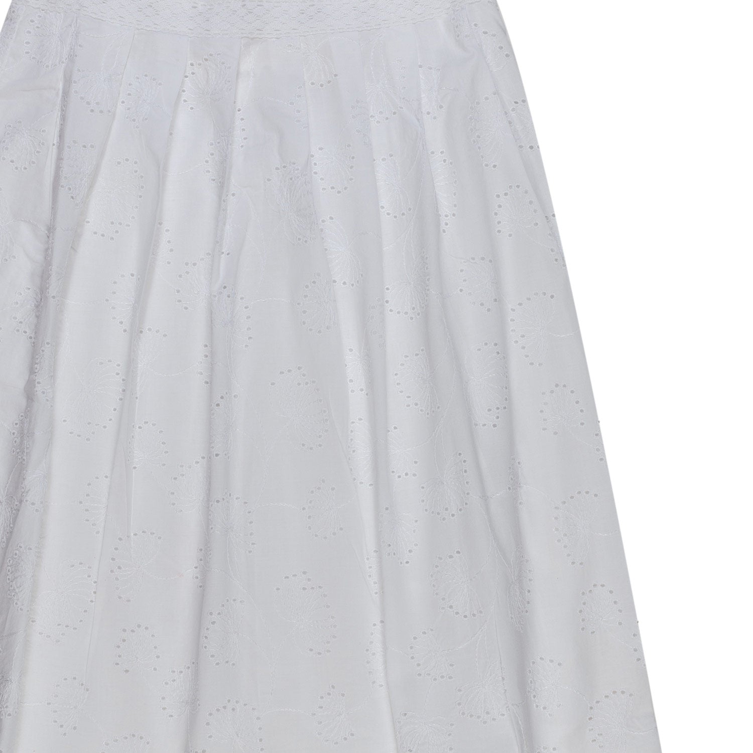 ABITO BIANCO CON RICAMI TRAFORATI BAMBINA - annameglio.com abbigliamento moda