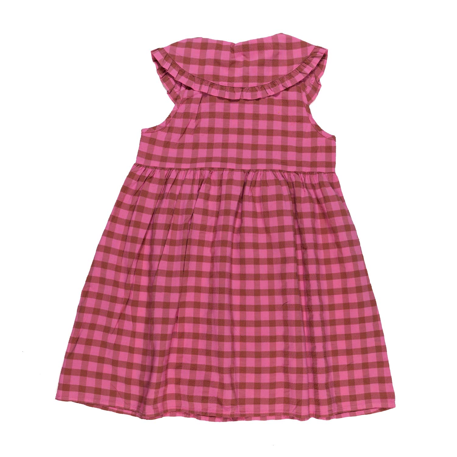 ABITO ROSA E NOCCIOLA A QUADRETTI BAMBINA - annameglio.com abbigliamento moda