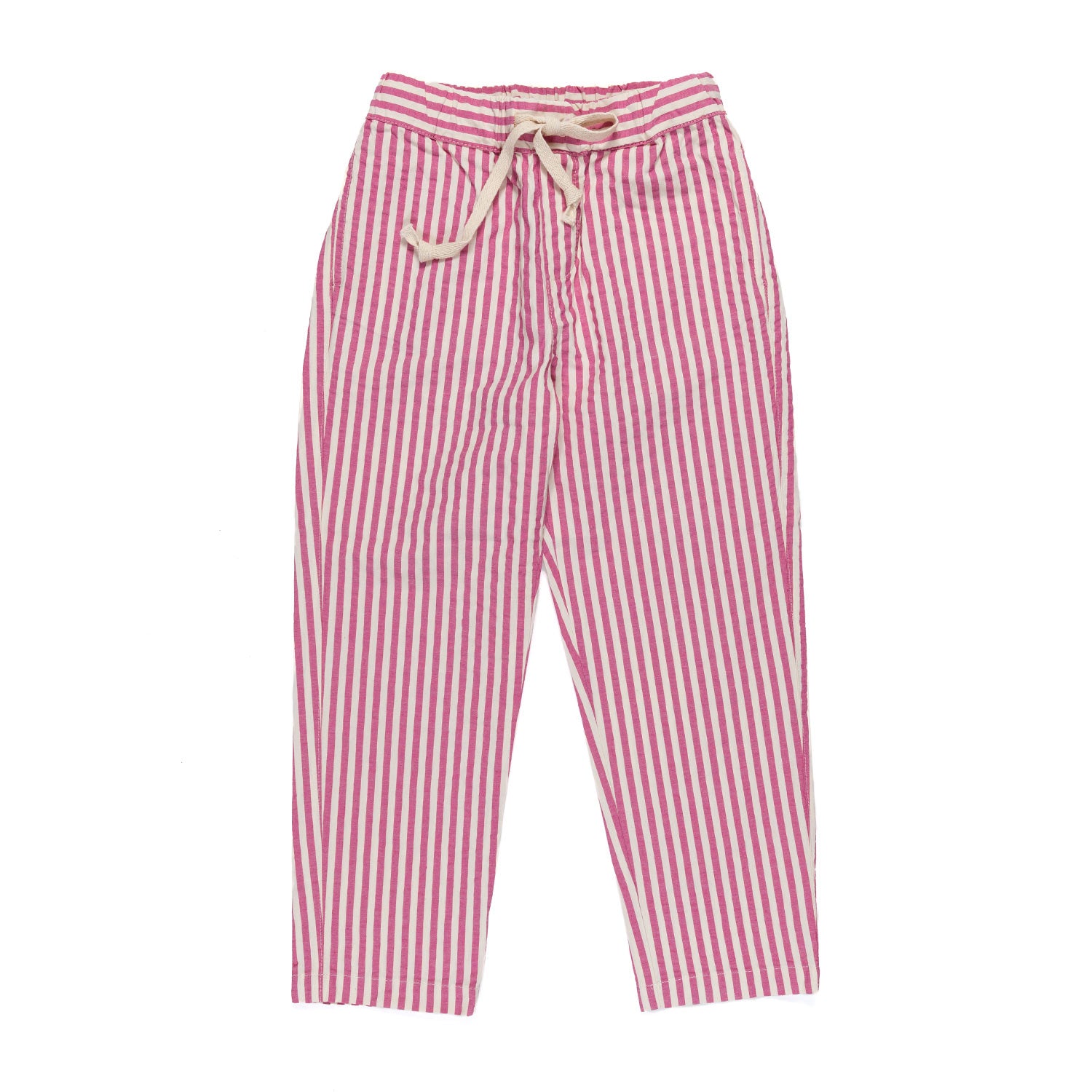 Pantalone rosa a righe bambina - annameglio.com abbigliamento moda