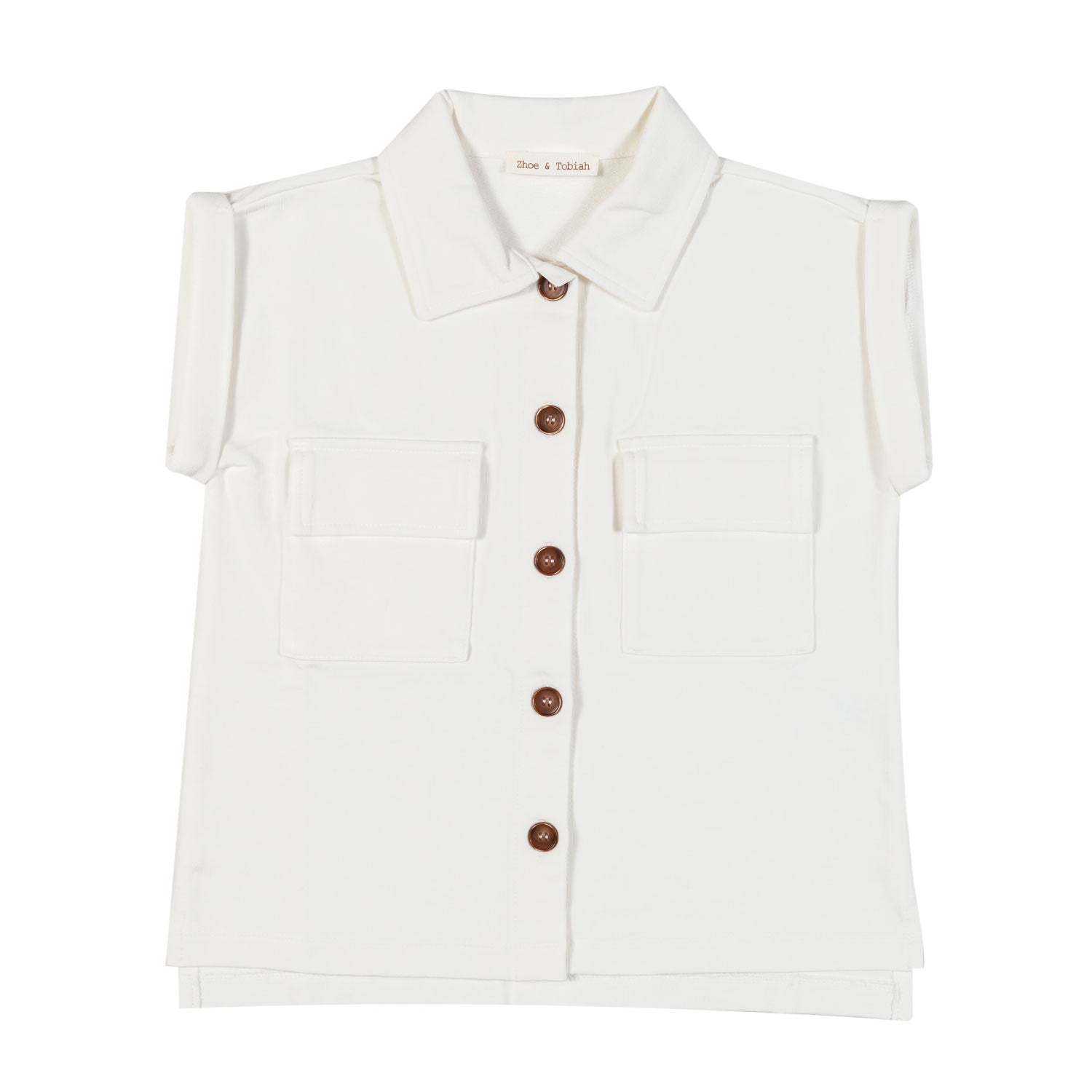 Camicia a maniche corte in cotone bamino - annameglio.com abbigliamento moda