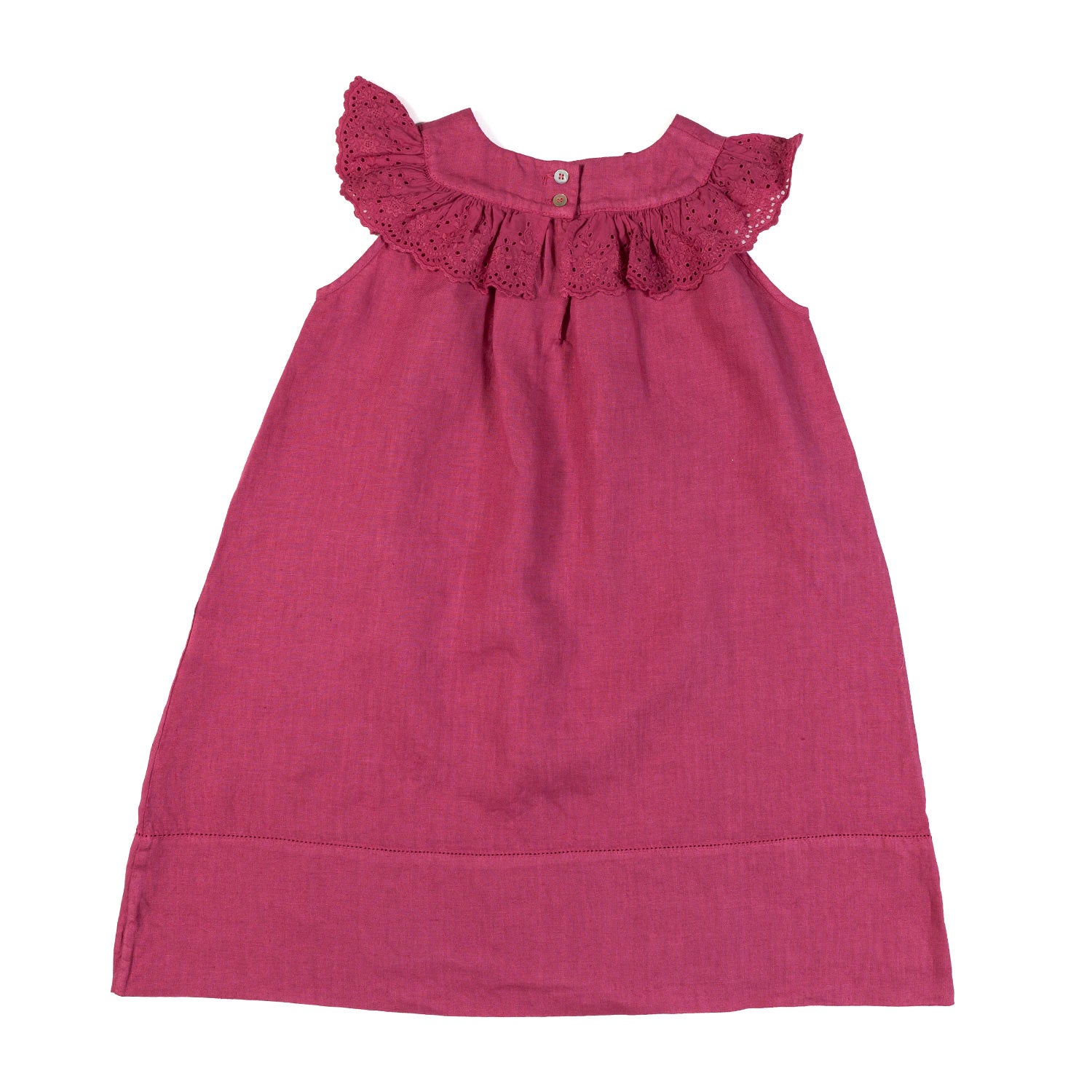 ABITO FUCSIA LINO SANGALLO - annameglio.com abbigliamento moda