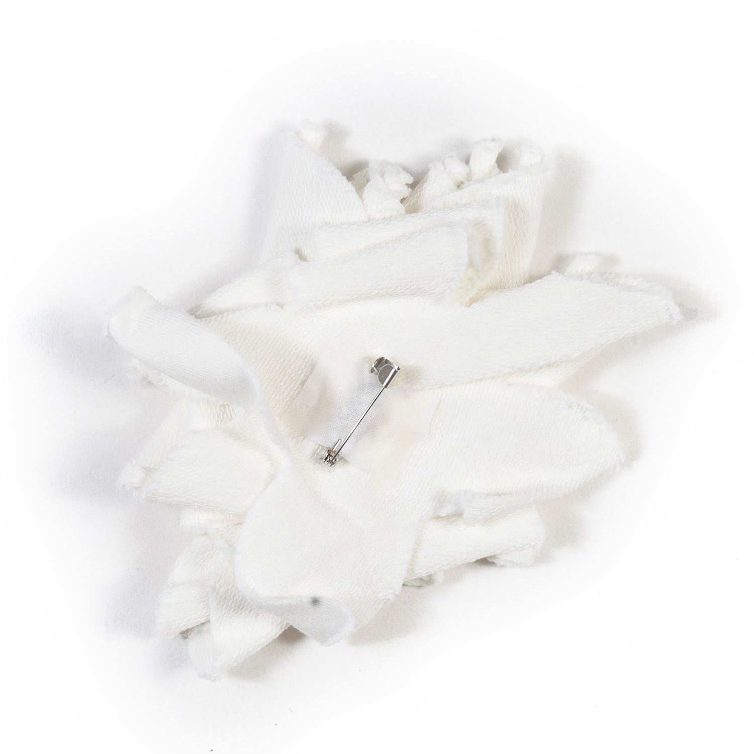 Spilla Bianca Nuvola In tessuto - annameglio.com abbigliamento moda