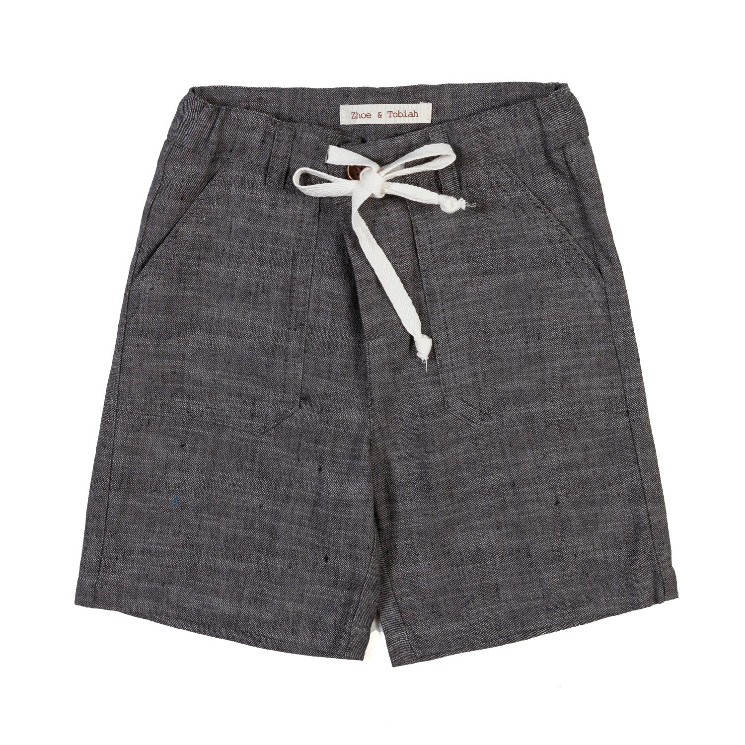 Short Grigio in Lino e Cotone - annameglio.com abbigliamento moda