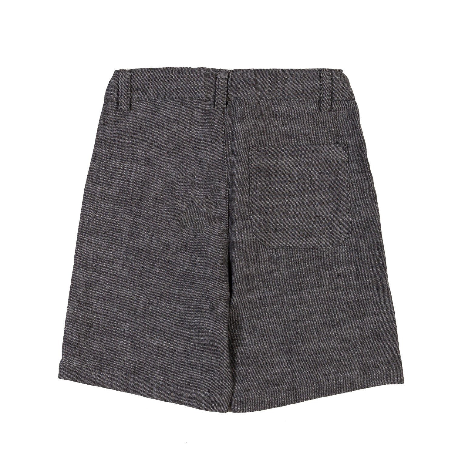 Short Grigio in Lino e Cotone - annameglio.com abbigliamento moda