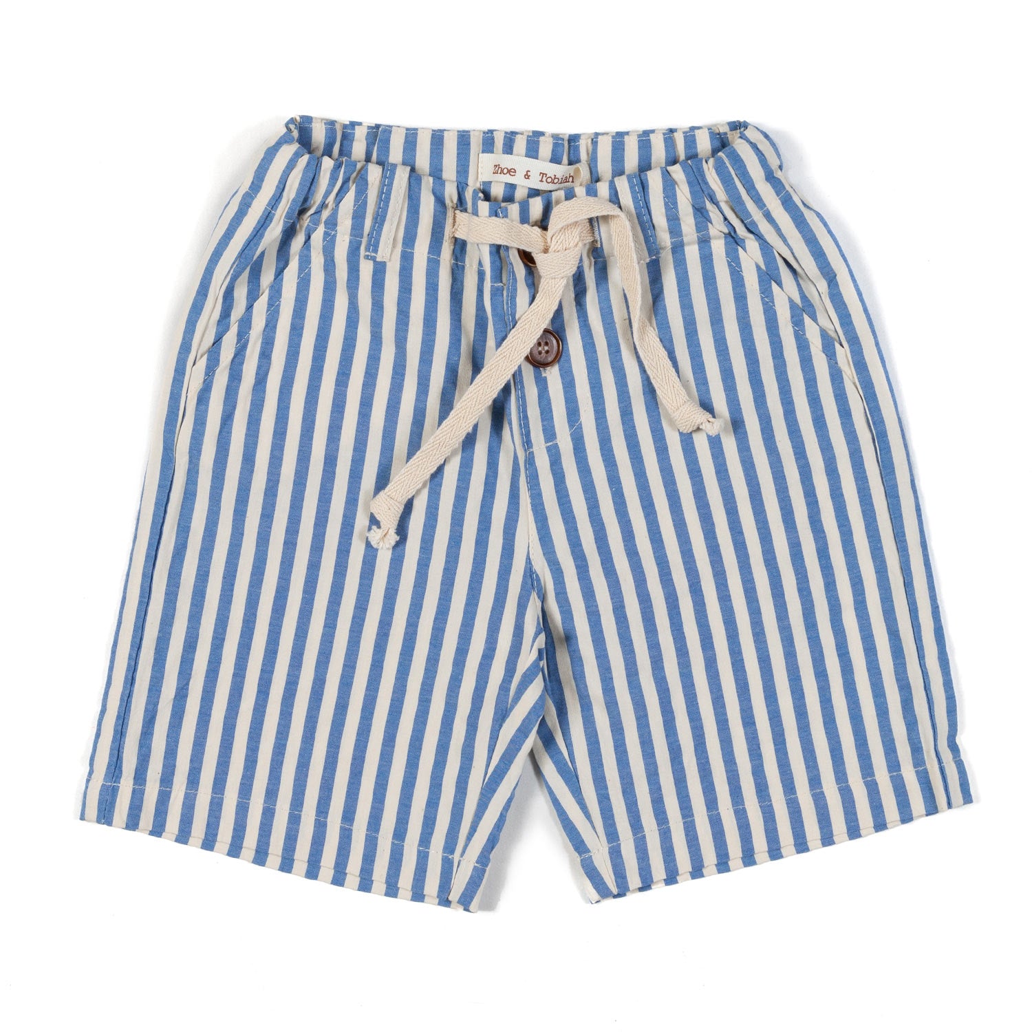 Bermuda celeste a righe bambino - annameglio.com abbigliamento moda