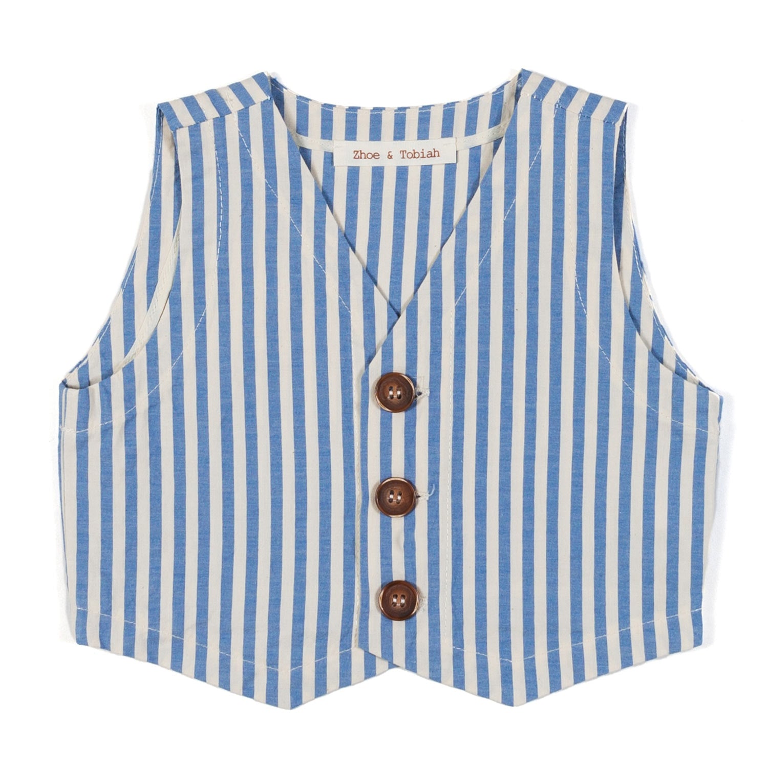 Gilet celeste a righe bambino - annameglio.com abbigliamento moda