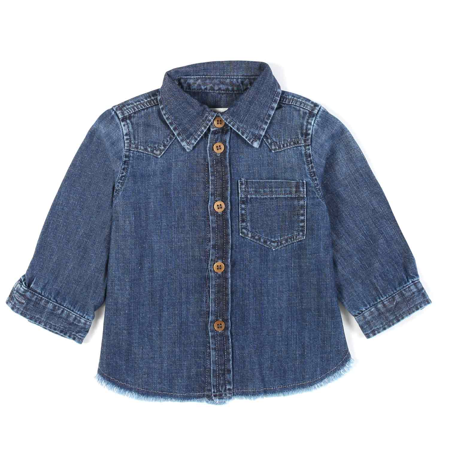Camicia denim texana baby girl - annameglio.com abbigliamento moda